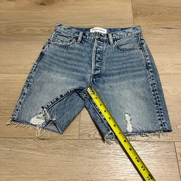 Denim Forum The Nina Mid Thigh Short Sz 25 - Picture 7 of 12